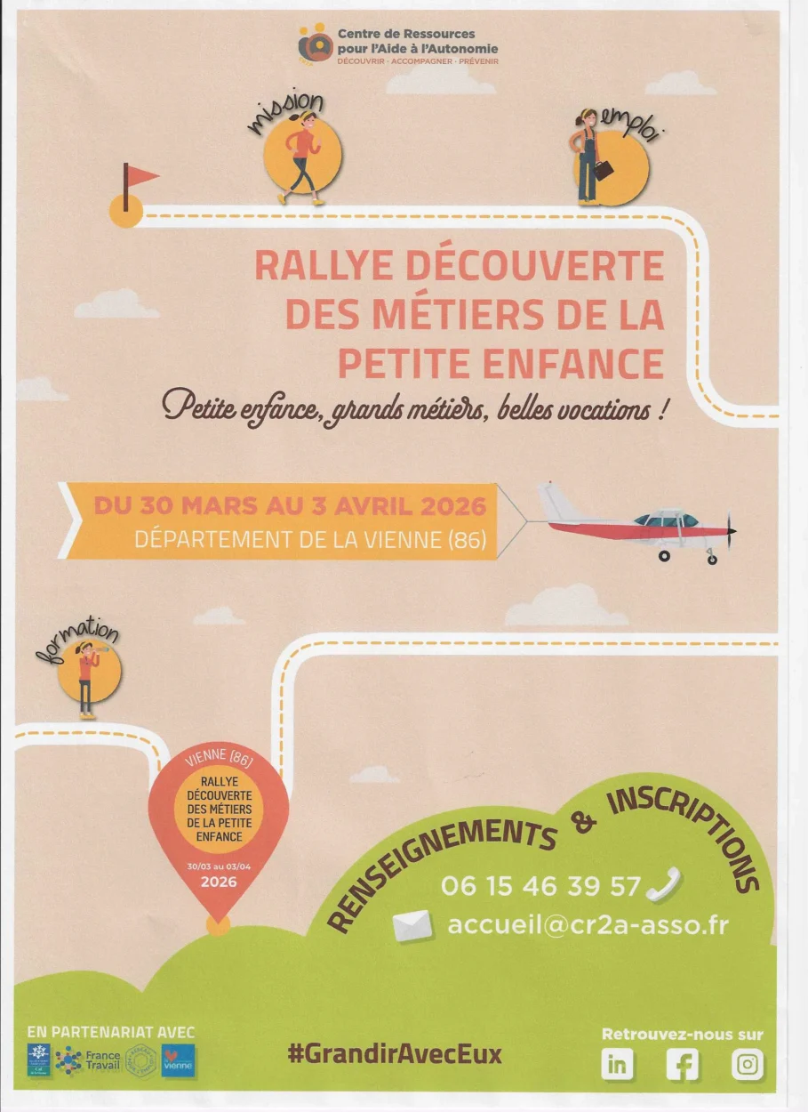 affiche rallye des métiers 2026
